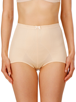 2er Pack NATURANA verstärkte Miederhose 75 - 100 weiß puder 0029