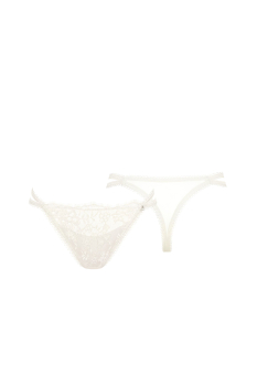 LISCA 012361 DAYDREAM Tanga mit Tüll und Spitze 36, 40, 42 cream CE
