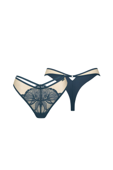 LISCA 012375 CHARISMA Brasil Slip mit Spitze 36-44 cosmic blue KZ