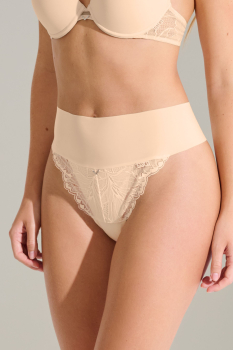 Preview: LISCA 012376 CHARISMA Brasil Slip mit Spitze 36-44 vanilla VL