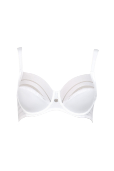 LISCA 80C SONDERPREIS 020147 ALEGRA Bügel BH mit Netz weiss 01