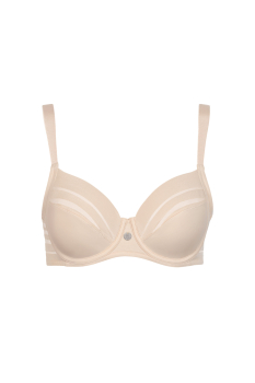LISCA 90F Sonderpreis 020148 ALEGRA Bügel BH mit Netz beige 22