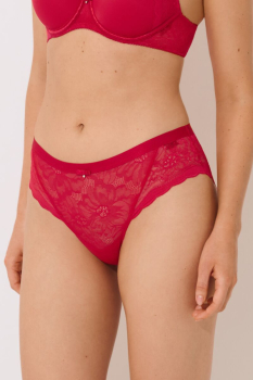 Preview: LISCA Gr. 46 SONDERPREIS 022193 EVELYN Slip mit Spitze rot A1