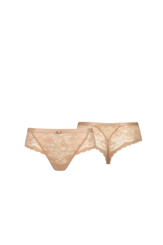 LISCA 022194 EVELYN Brasil Slip mit Spitze 36-44 sweet almond SA