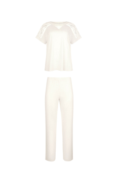 LISCA 023444 EMINENCE Pyjama /Schlafanzug S-XL crystal ecru CU