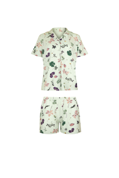 LISCA 023459 POMPEYA Shorty / Schlafanzug S-XL spring flowers SF