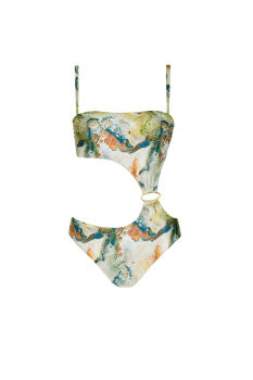 LISCA 40D Sonderpreis 043501 INDONESIA Badeanzug / Monokini olive green OZ