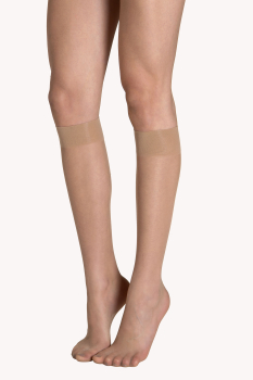 LISCA 051002 Pretty 15 Kniestrümpfe Onesize 2er Pack beige 22