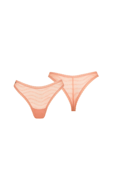 LISCA 062577 HONEY Brasil Slip mit LOVE Schriftzug 38-44 pastel apricot PM