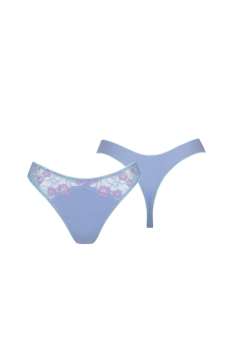 LISCA 062595 RAINBOW String mit Spitze 36-42 lavender blue LR