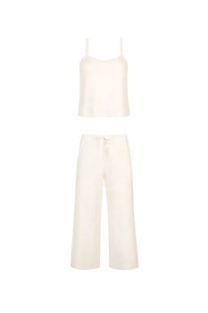 LISCA 063486 FREELY Pyjama / Schlafanzug S-L natural white NW