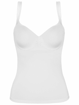 Preview: VIANIA 101652 BH Hemd mit Bügel und Schale 75-90, B-D, weiß 100