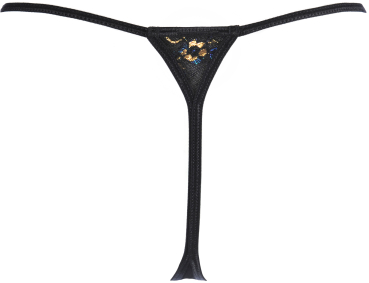 AXAMI 10270 Babydoll mit String S - XL schwarz V-10399