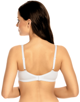 VIANIA 105452 Soft BH Baumwolle 70-110, B-E, weiß 100
