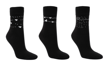 3 Paar RS. Harmony 12027 Socken HERZCHEN 2 Größen