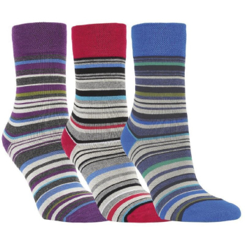 3 Paar RS. Harmony 12051 BAMBUS Ringelsocken 2 Größen