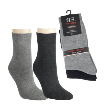 2Paar RS. Harmony 12776 Lady Thermosocken silber 35-38., 39-42