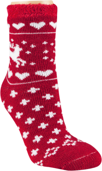 Preview: RS. Harmony 12800 Kuschelsocken "WEIHNACHTSZEIT" rot 35-38, 39-42