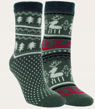 2 Paar RS. Harmony 12808 Thermo Strumpf Winterzeit 35-38, 39-42 grau