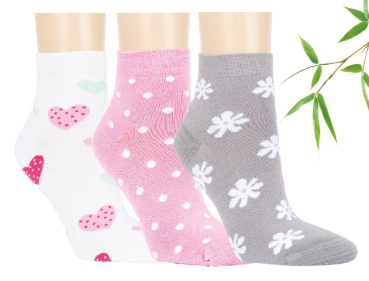 3 Paar RS. Harmony 15247 BAMBUS Socken / Kurzstrumpf 2 Größen