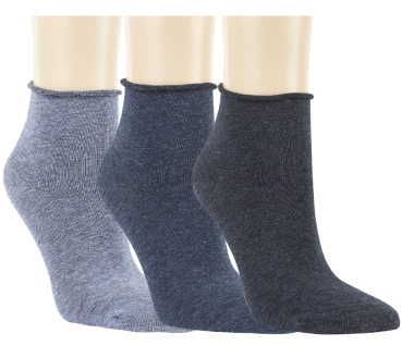 RS. Harmony 15267 KURZSTRUMPF ROLLRAND 9er Pack 35-38, 39-42 jeans