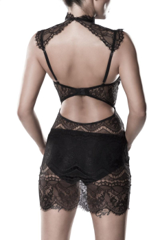 GREY VELVET 15310 Set BH Neglige Top & Slip S - XL