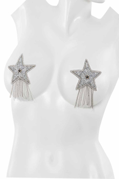 COQUETTE Pasties 21141 "STAR"  Silber 1 Paar