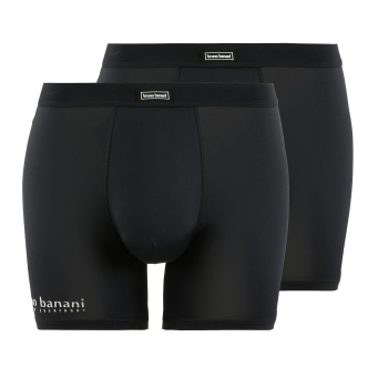 BRUNO BANANI 2er Pack Long Pant  22012618-0007 schwarz