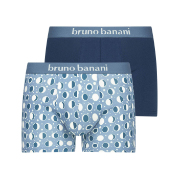 BRUNO BANANI Short 2er Pack MOON PHASE 22012716-4861 steinblau