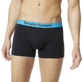 BRUNO BANANI 2er Pack Pant / Short FLOWING S - XXXL aquablau schwarz 2150