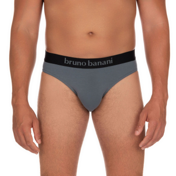BRUNO BANANI 2er Pack Slip FLOWING S - XXXL mondgrau 3158