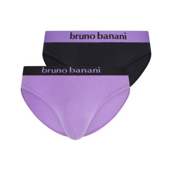 BRUNO BANANI 2er Pack Slip FLOWING S - XXXL lavendel 3162