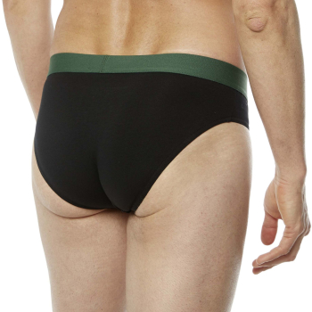 Preview: BRUNO BANANI 2er Pack Slip FLOWING S - XXXL moosgrün 4789