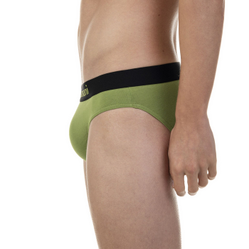 Preview: BRUNO BANANI 2er Pack Slip FLOWING S - XXXL kiwigrün 4852