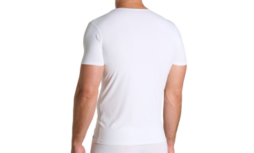 BRUNO BANANI 22072939 V-Ausschnitt Shirt ANTISTRESS schwarz / weiß / anthrazit