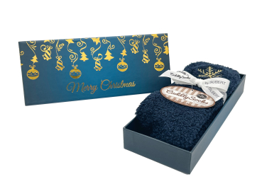 TAUBERT 222122-588 KUSCHELSOCKEN Classical Christmas navy