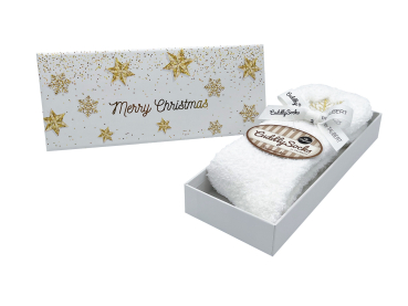 TAUBERT 222122-588 KUSCHELSOCKEN Classical Christmas off white
