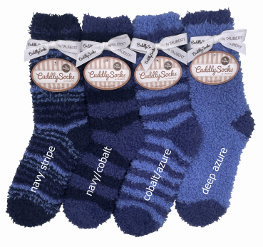 TAUBERT 232137588 KUSCHELSOCKEN Azzurro 1 Paar in 4 Farben lamb yarn
