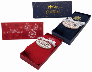 TAUBERT 232152588 KUSCHELSOCKEN X-Mas Wish Sox in Box 1 Paar