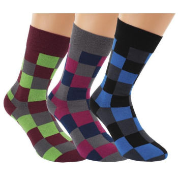 3 Paar RS. Harmony 31006 Übergrößensocken Zauberwürfel 47-50, 50-52, 52-54