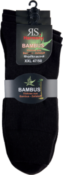 Preview: 6 Paar RS. Harmony 31049 XL Strümpfe BAMBUS schwarz 47/50