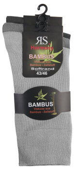 3 Paar RS. Harmony 31057 Strümpfe BAMBUS silbertöne Übergröße XL 47-50