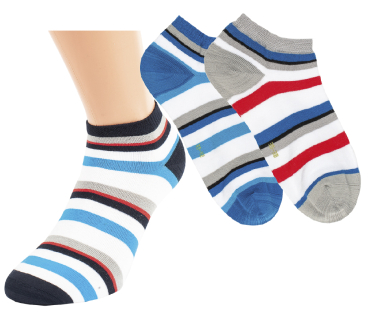 3 Paar RS. Harmony 31075 Sneaker BAMBUS ringel 47-50, 50-52, 52-54