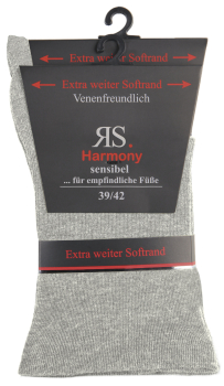 2 Paar RS. Harmony 31117 Gesundheitssocken silber 39-42, 43-46