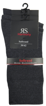 9 Paar RS. Harmony 31210 EXTRA STRUMPF "ANTHRAZIT" 39-42, 43-46
