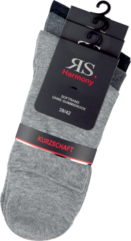 9 Paar RS. Harmony 32028 Kurzschaftstrumpf silbertöne 39-42, 43-46