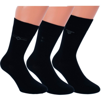 3 Paar RS. Harmony 32155 Herrenstrumpf "BLACK DESIGN" 39-42, 43-46