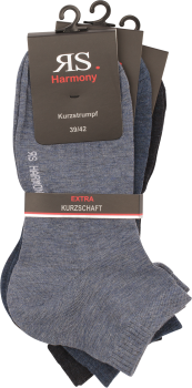 9 Paar RS. Harmony 35199 Kurzstrumpf jeanstöne 39-42, 43-46