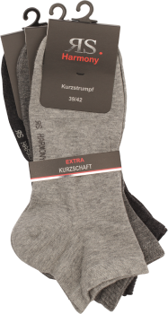 Preview: 9 Paar RS. Harmony 35201 Kurzstrumpf silbertöne 39-42, 43-46