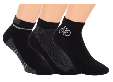 6 Paar RS. Harmony 35250 Kurzstrumpf schwarz 39-42, 43-46